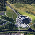 Falkirk Wheel aerial photograph