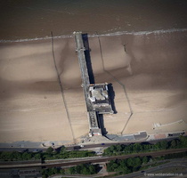 Victoria Pier Colwyn Bay  North Wales  aerial photograph