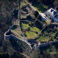  Denbigh medieval town walls   aerial photograph