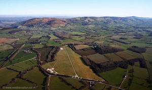 Denbigh Gliding airfield at Lleweni Parc aerial photograph