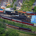 Llangollen Steam Railway Loco Shed aerial photo