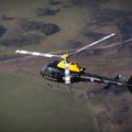 RAF Squirrel HT1 training helcopter over Llangollen aerial photograph