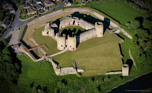 Rhuddlan Castle aerial photograph