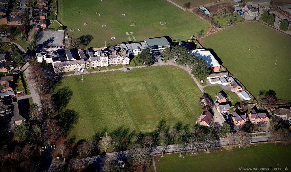 Ruthin School aerial photograph