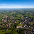 St Asaph North Wales aerial photograph