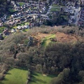 Caergwrle Castle  aerial photograph