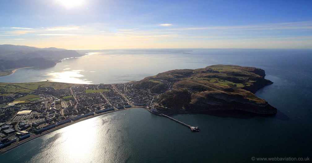 The Great Orme from the air