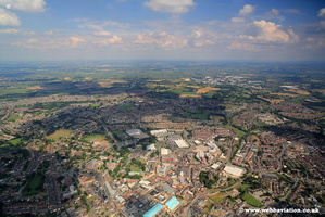 Wrexham aerial photographs 