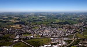 Carmarthen  from the air