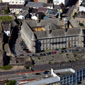 Carmarthen Castle from the air
