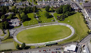 Carmarthen Velodrome from the air