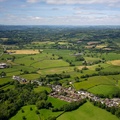 Cwmifor Carmarthenshire from the air