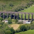 Cynghordy Viaduct from the air