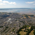 Llanelli  South Wales from the air  