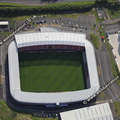 Parc y Scarlets  aerial photograph 