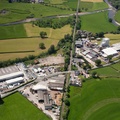 Llangadog station from the air