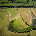 Oxbow Lake on the River Towy from the air