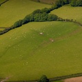 Pen-y-Gaer hillfort from the air