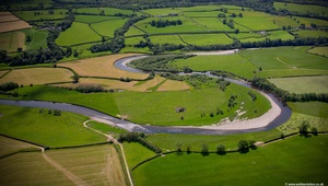 S bend  the of the River Towy from the air