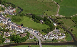 St Clears Castle from the air