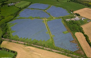 Caeremlyn Solar Farm from the air
