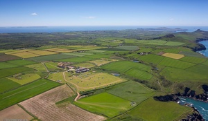Celtic Camping  Pembrokeshire from the air