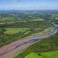River Cleddau Ddu Pembrokeshire from the air