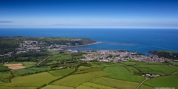 Fishguard Pembrokeshire from the air