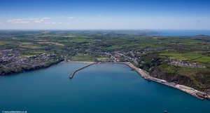 Goodwick Fishguard Pembrokeshire from the air