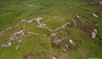 Garn Fawr Camp Hillfort from the air