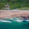 Newgale Beach Pembrokeshire from the air