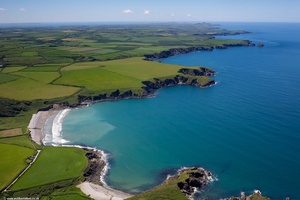 St. Nicholas Pembrokeshire, from the air
