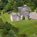 Picton Castle Pembrokeshire from the air