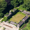 Picton Castle Stables; New Stable Court Pembrokeshirefrom the air