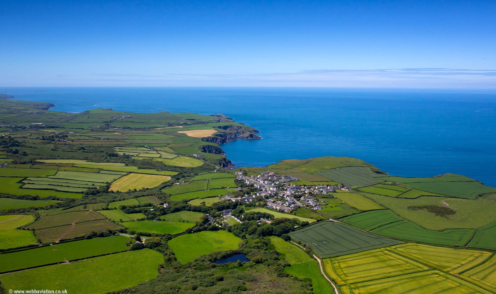 Trefin from the air