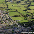 Gelligaer Wales UK aerial photograph 