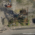 Penallta Colliery near Hengoed  Rhymney Valley South Wales aerial photograph 