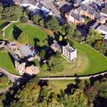 Abergavenny Castle aerial photo