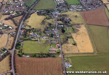 Caerwent Wales site of the Roman town of Venta Silurumaerial photograph 