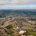 Newport, Gwent, Wales aerial photograph