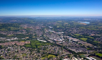 Cwmbran aerial photograph