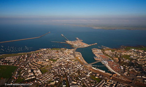 Holyhead Anglesey  aerial photograph