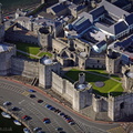 Caernarfon Castle  aerial photograph 