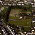 Caernarfon  Roman Fort Segontium aerial photograph 