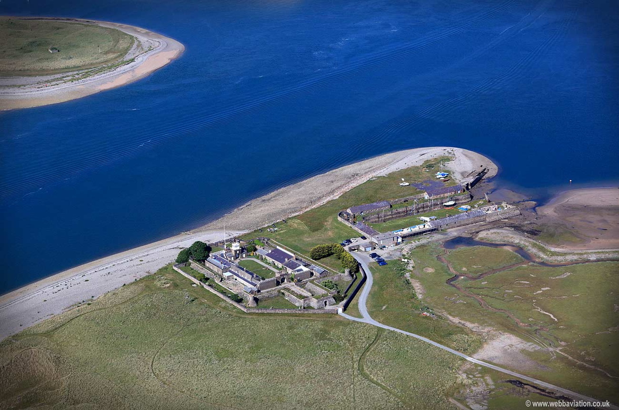 Fort Belan  North Wales  aerial photograph