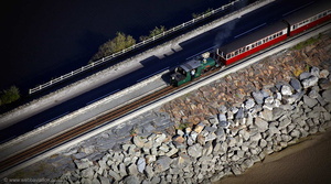 Ffestiniog Railway from the air