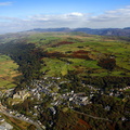 Harlech Wales aerial photograph 