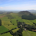 Carn Fadryn on the Llŷn  Peninsiula North Wales  aerial photograph