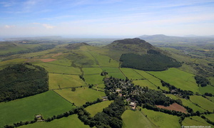 Carn Fadryn on the Llŷn  Peninsiula North Wales  aerial photograph