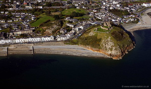 Criccieth  Llyn Peninsula  Wales  from the air 